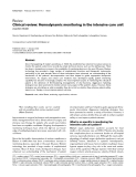 Báo cáo y học: "Clinical review: Hemodynamic monitoring in the intensive care unit"