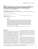 Báo cáo y học: " Bench-to-bedside review: The role of the alveolar epithelium in the resolution of pulmonary edema in acute lung injury"
