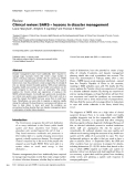 Báo cáo y học: "Clinical review: SARS – lessons in disaster management"