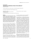 Báo cáo khoa học: "Treatment of atelectasis: where is the evidence"