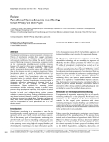 Báo cáo khoa học: " Functional hemodynamic monitoring"