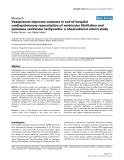Báo cáo khoa học: "Vasopressin improves outcome in out-of-hospital cardiopulmonary resuscitation of ventricular fibrillation and pulseless ventricular tachycardia: a observational cohort study"