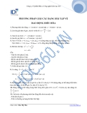 PHƯƠNG PHÁP GIẢI BÀI TẬP DDDH