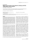 Báo cáo khoa học: "Medical post-traumatic stress disorder: catching up with the cutting edge in stress research"