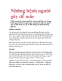 Những bệnh người gầy dễ mắc 
