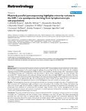 Báo cáo y học: " Massively parallel pyrosequencing highlights minority variants in the HIV-1 env quasispecies deriving from lymphomonocyte sub-populations"