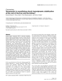 Báo cáo y học: "Vasopressin in vasodilatory shock: hemodynamic stabilization at the cost of the liver and the kidney"