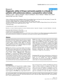 Báo cáo y học: "Diagnostic utility of B-type natriuretic peptide in critically ill patients with pulmonary edema: a prospective cohort study"