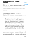Báo cáo y học: " Societal costs of air pollution-related health hazards: A review of methods and results"