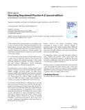 Báo cáo y học: "Operating Department Practice A-Z (second edition)"
