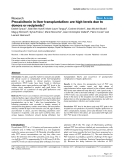 Báo cáo y học: " Procalcitonin in liver transplantation: are high levels due to donors or recipient"