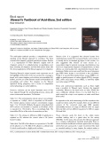 Báo cáo y học: "Stewart’s Textbook of Acid-Base, 2nd edition"