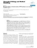 Báo cáo y học: " Biological effects of deuteronation: ATP synthase as an example"