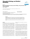 ditorial: hypotheses about protein folding - the proteomic code and wonderfolds"