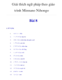 Tài liệu Giải thích ngữ pháp theo giáo trình Minnano Nihongo 