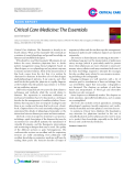 Báo cáo y học: "Critical Care Medicine: The Essentials"