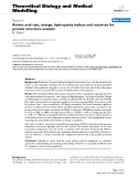 Báo cáo y học: "Amino acid size, charge, hydropathy indices and matrices for protein structure analysis"
