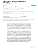 Báo cáo y học: " Computer simulation analysis of normal and abnormal development of the mammalian diaphragm"