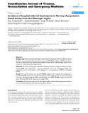 Báo cáo y học: "Incidence of hospital referred head injuries in Norway: A population based survey from the Stavanger region"