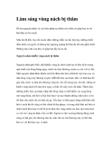 Làm sáng vùng nách bị thâm