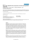 Báo cáo y học: "Host origin of plastid solute transporters in the first photosynthetic eukaryote"
