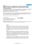 Báo cáo y học: "Application of the comprehensive set of heterozygous yeast deletion mutants to elucidate the molecular basis of cellular chromium toxicity"