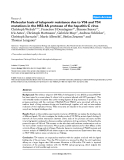 Báo cáo y học: "Molecular basis of telaprevir resistance due to V36 and T54 mutations in the NS3-4A protease of the hepatitis C virus"
