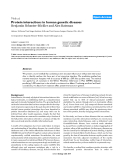 Báo cáo y học: "Protein interactions in human genetic diseases"