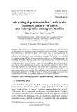 Báo cáo sinh học: "Inbreeding depression on beef cattle traits: Estimates, linearity of effects and heterogeneity among sire-families"