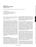 Báo cáo y học: "Multi-genome biology"