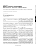 Báo cáo y học: " Evidence for intelligent (algorithm) design"