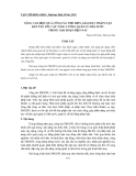 Báo cáo nghiên cứu khoa học đề tài " Nâng cao hiệu quả công tác phổ biến, giáo dục pháp luật đáp ứng yêu cầu tăng cường quản lý nhà nước trong giai đoạn hiện nay "
