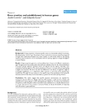 Báo cáo y học: "Exon creation and establishment in human genes"