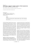 Báo cáo y học: " DNA breaks as triggers for antigenic variation in African trypanosomes"