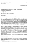 Báo cáo sinh học: " Marker assisted selection unbiased prediction"