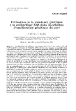 Báo cáo sinh học: "Utilisation de la résistance génétique à la colibacillose K88 dans les schémas d’amélioration génétique du porc L Ollivier, X"