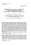 Báo cáo sinh học: " Estimation of genetic parameters of preweaning performance in the French Limousin cattle breed"