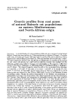 Báo cáo sinh học: " Genetic profiles from coat genes of natural Balearic cat populations: an eastern Mediterranean and North-African origin"