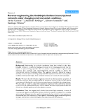 Báo cáo y học: " Reverse-engineering the Arabidopsis thaliana transcriptional network under changing environmental conditions"