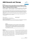 Báo cáo y học: " Monitoring processed, mature Human Immunodeficiency Virus type 1 particles immediately following treatme"