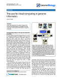 Báo cáo y học: "The case for cloud computing in genome informatics"