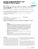 Báo cáo y học: "Pre- and post-operative gait analysis for evaluation of neck pain in chronic whiplash"
