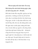 Món ăn giúp tuổi mãn kinh vẫn sung 