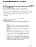 báo cáo khoa học: "ALK-positive diffuse large B-cell lymphoma: report of four cases and review of the literature"