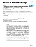 báo cáo khoa học: "Quantum dot-induced cell death involves Fas upregulation and lipid peroxidation in human neuroblastoma cells"