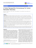 báo cáo khoa học: " A Facile Nanoparticle Immunoassay for Cancer Biomarker Discovery"