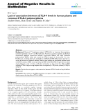 Báo cáo khoa hoc:"  Lack of association between sCTLA-4 levels in human plasma and common CTLA-4 polymorphisms"