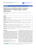 Báo cáo khoa hoc:"  Mechanisms underlying center of pressure displacements in obese subjects during quiet stance"