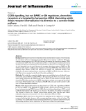 Báo cáo y học: "CCR5 signalling, but not DARC or D6 regulatory, chemokine receptors are targeted by herpesvirus U83A chemokine which delays receptor internalisation via diversion to a caveolin-linked pathway"