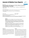 Báo cáo y học: "Acute panuveitis with hypopyon in Crohn's disease secondary to medical therapy: a case report."